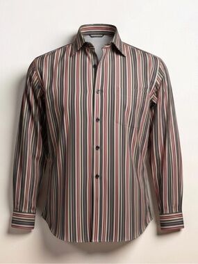 Ralph Lauren Made in Italy Multicolor Striped Shirt XL | Luxury Cotton